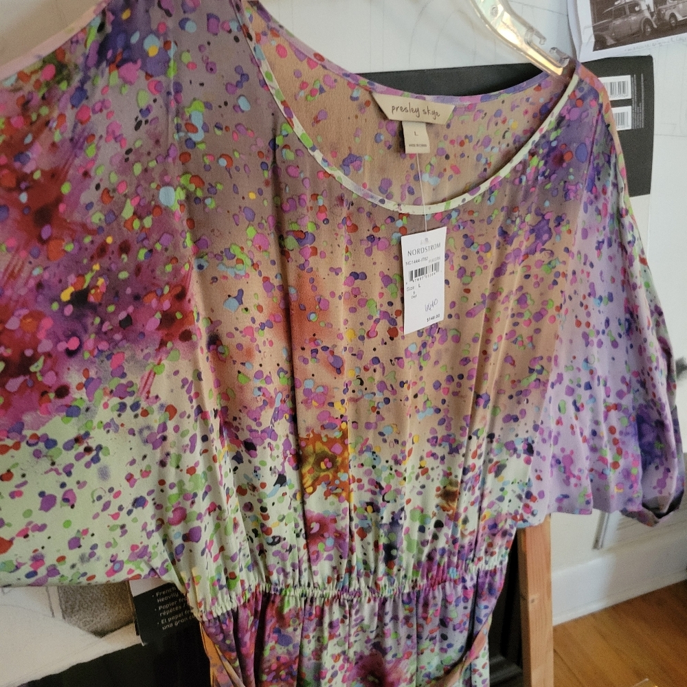 Presley Skye Multicolor Abstract Dress - Picture 2 of 3